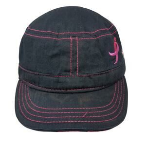 Susan G. Komen For The Cure Strapback Cadet Army Cap Black One Size Lined Check